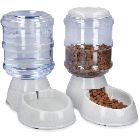 Dispensador automático de comida y agua