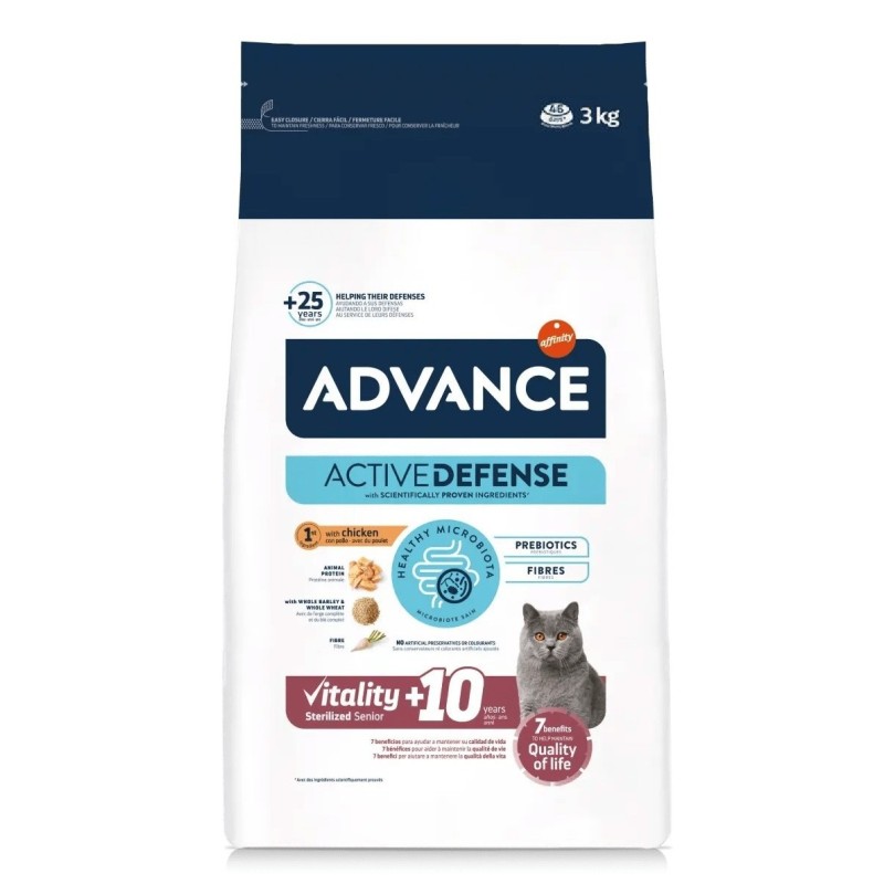 Pienso seco para gatos senior – 3 kg