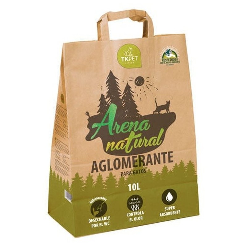 Arena aglomerante para gatos – 10L