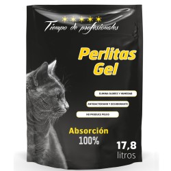 Arena de perlitas absorbentes para gatos – 17,8L