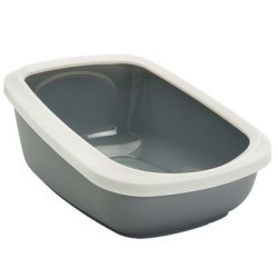 Arenero abierto para gatos – Plástico resistente