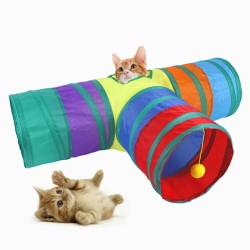 Túnel plegable para gatos